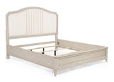 Napoli Cream Upholstered Panel Queen Bed view 3