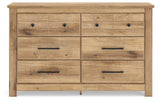 Head-on view of Makidern dresser