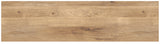 Top view showing wood grain finish