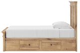 Side view of Makidern Twin Panel Bed