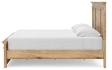 Makidern Tan King Panel Storage Bed view 3