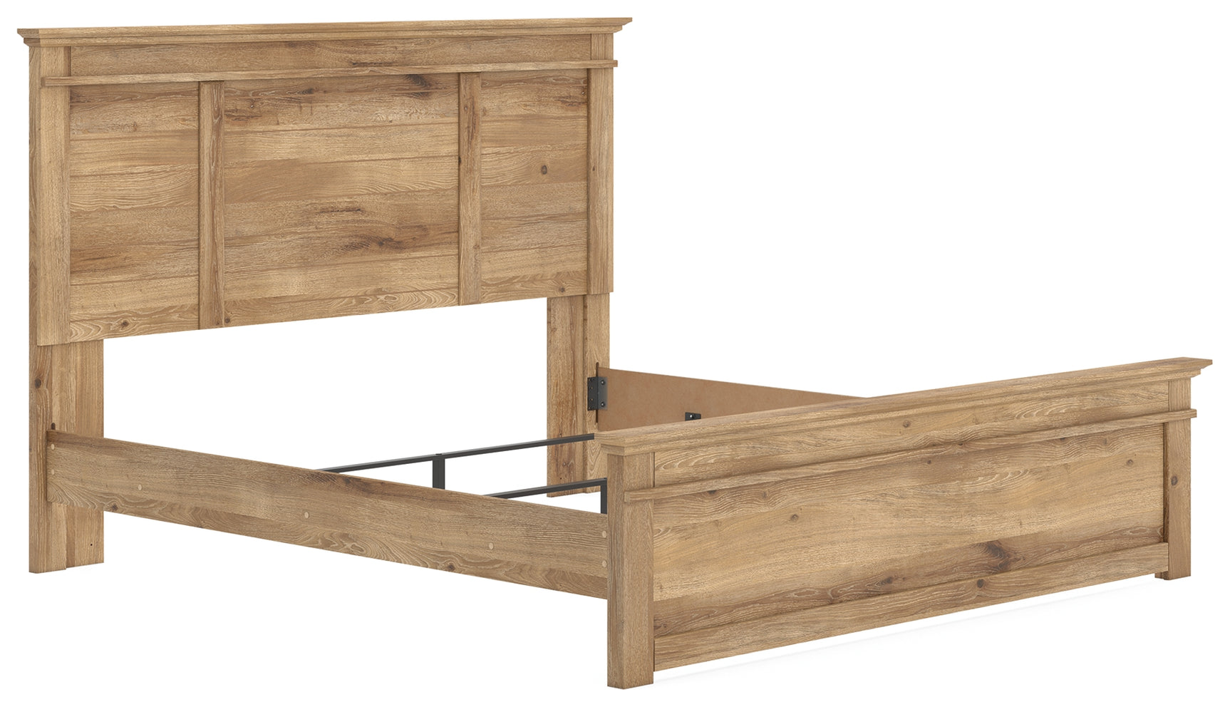 Makidern King Panel Bed side profile