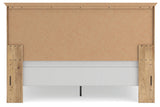 Makidern King Panel Bed back view