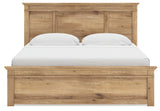Makidern King Panel Bed headboard detail