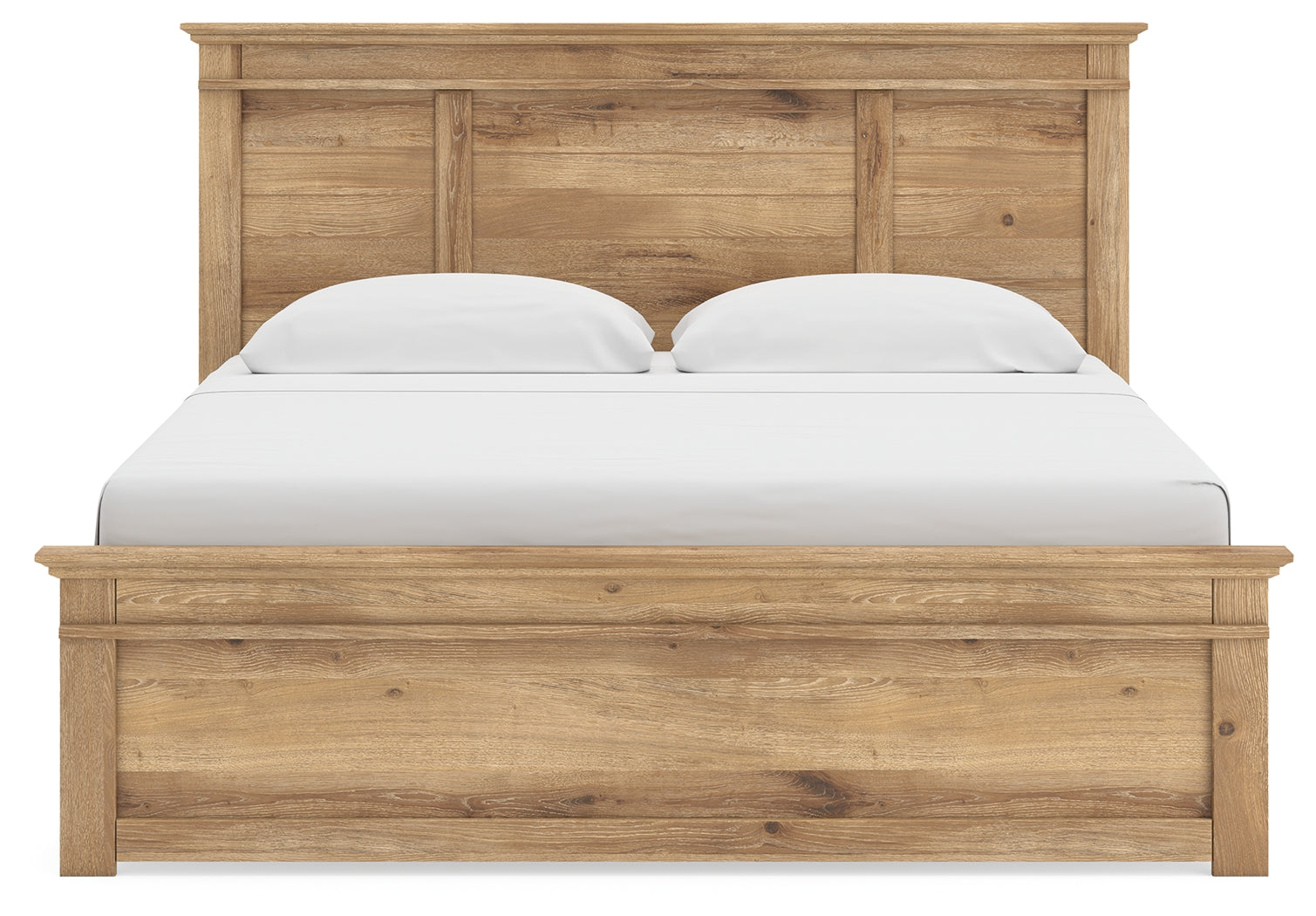 Makidern King Panel Bed headboard detail