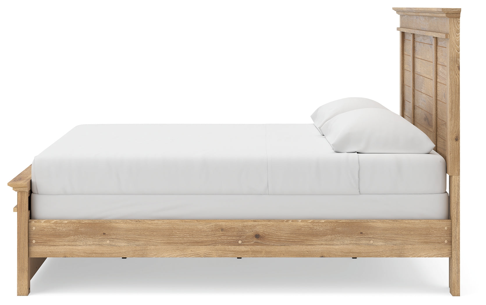 Makidern King Panel Bed side alternate angle