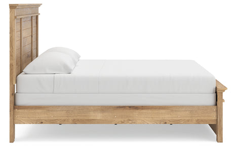 Makidern King Panel Bed close side view