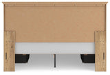 Side view showing bed depth