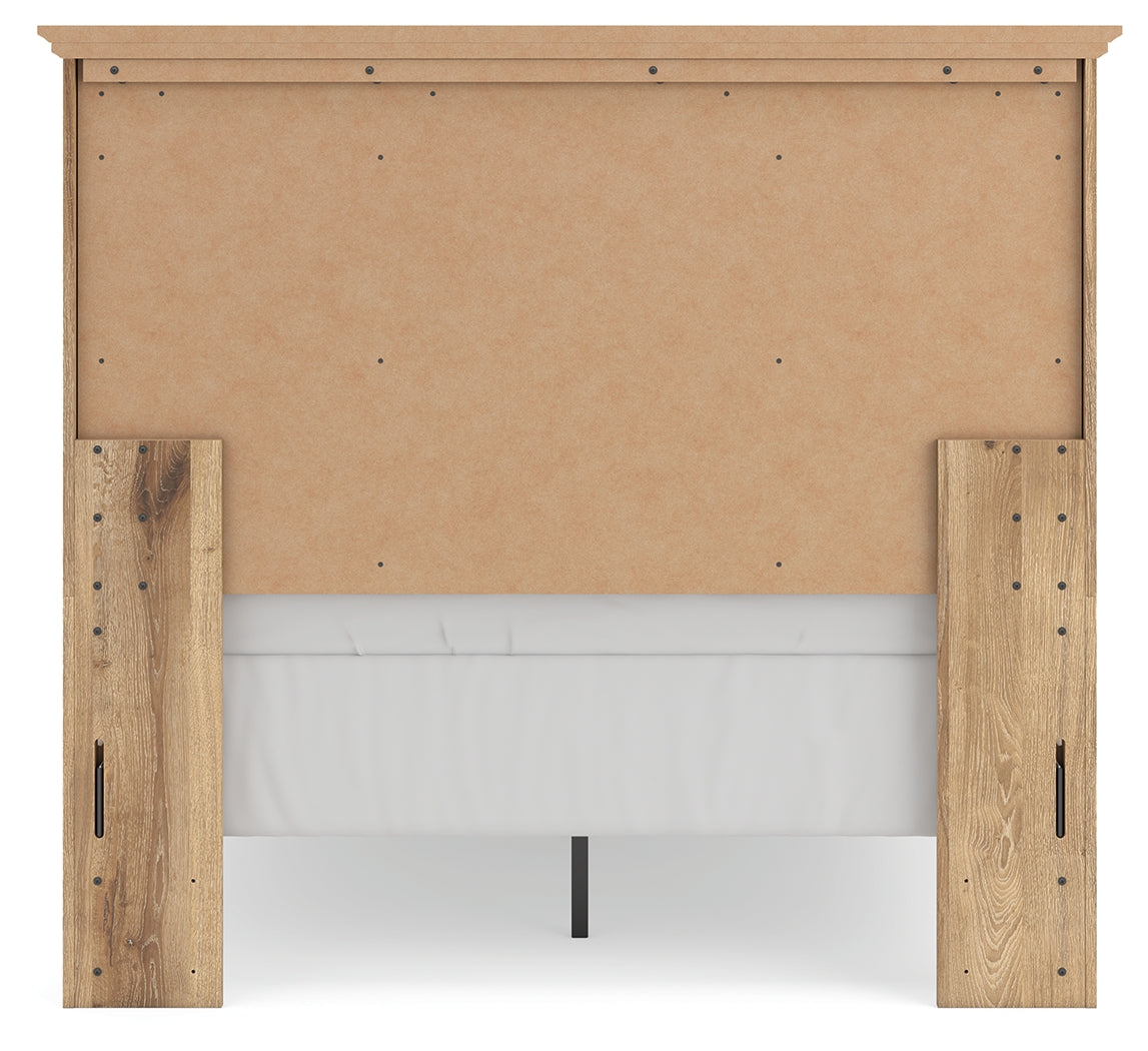 Makidern Full Panel Bed rear view