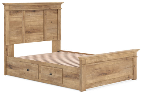 Makidern Full Panel Storage Bed packaging