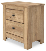 Makidern Tan Nightstand alternative angled view