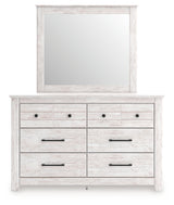 Makidern dresser and mirror head-on view