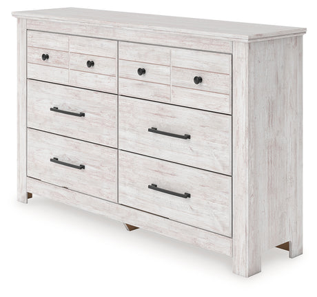 Makidern Dresser angled view with drawers closed