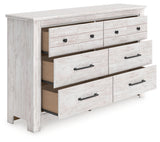 Makidern Dresser open drawer view showing interior space