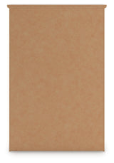 Back view of Makidern whitewash chest of drawers