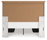 Makidern Whitewash Queen Panel Storage Bed view 6