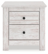Makidern nightstand head-on front view