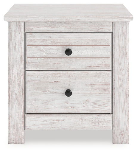 Makidern nightstand head-on front view