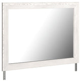Angle view of Gerridan dresser highlighting color contrast