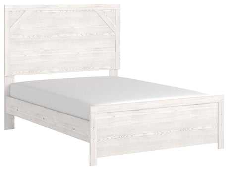 Gerridan Bed side view showing panel details