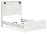 Gerridan White/Gray Panel Bedroom Set angled view
