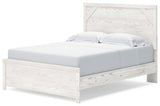 Gerridan White/Gray Panel Bedroom Set angled view