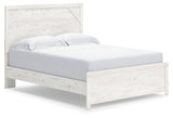 Gerridan White/Gray Panel Bedroom Set angled view