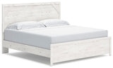 Gerridan White/Gray Panel Bedroom Set angled view