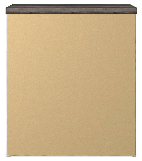 Alternate side angle of Gerridan nightstand