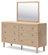 Cielden Two-tone Panel Bedroom Set angled view