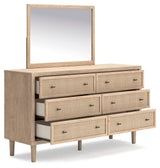 Cielden Two-tone Panel Bedroom Set angled view