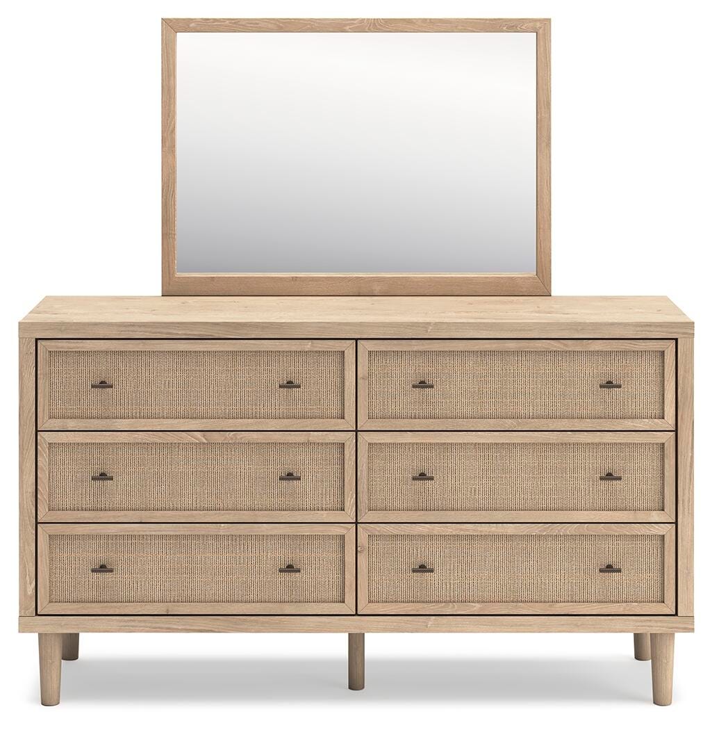 Cielden Soft Gray Upholstered Bedroom Set view 13