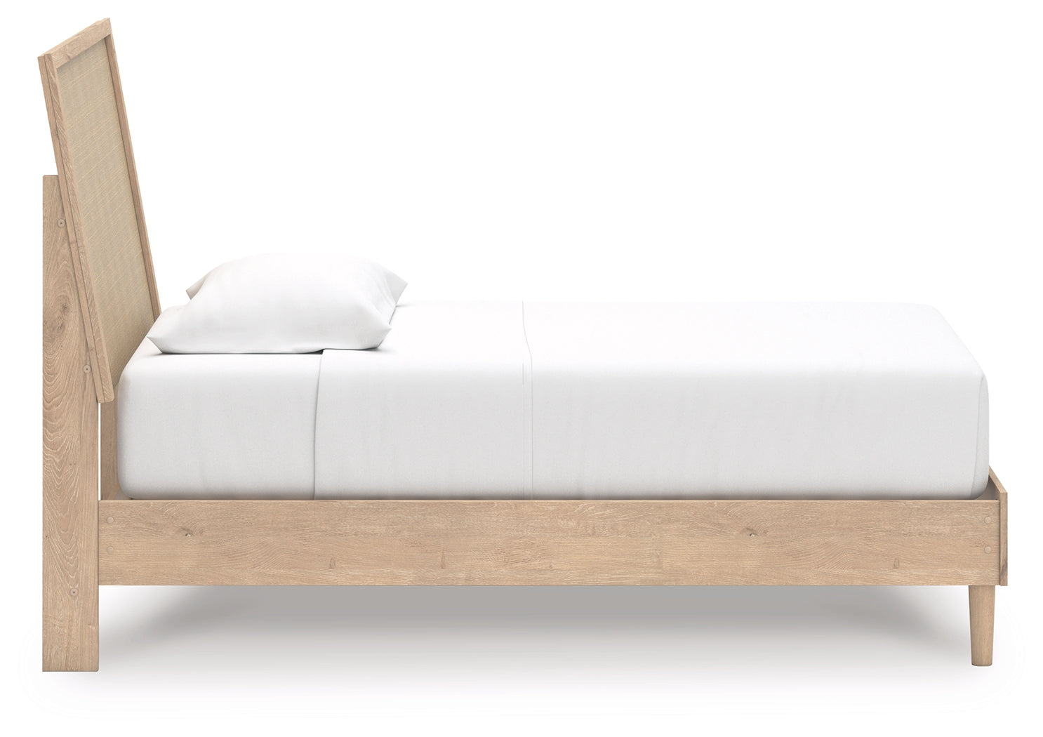 Side profile of Cielden Twin Panel Bed