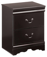 Huey Vineyard Nightstand close-up of drawer and hardware