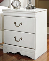 Anarasia White Nightstand - Ella Furniture