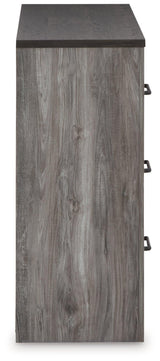 Bronyan Dark Gray Dresser side profile