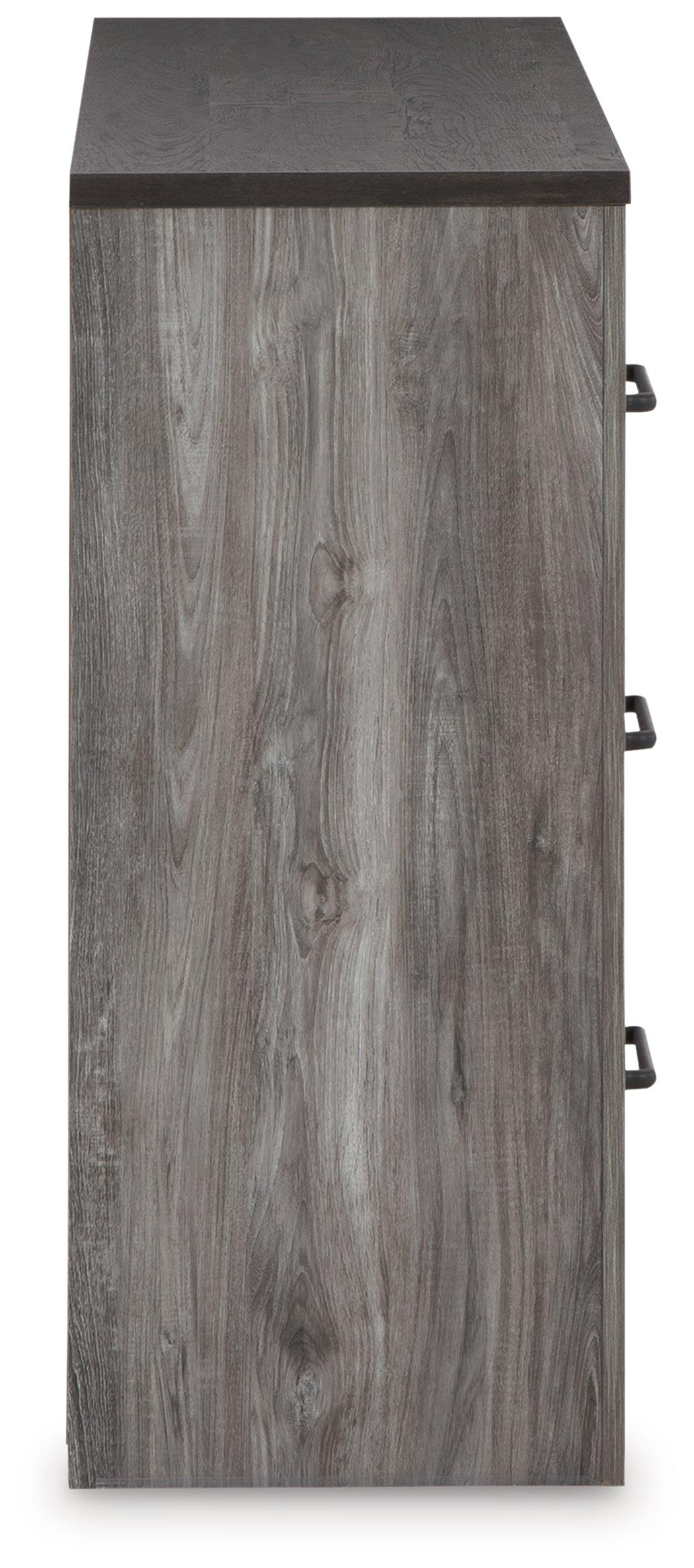 Bronyan Dark Gray Dresser side profile