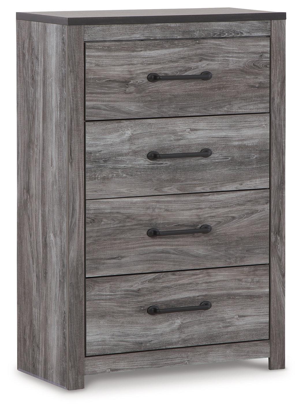 Bronyan Chest side angle showing drawers closed