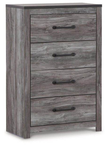Bronyan Chest side angle showing drawers closed
