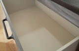 Close-up of drawer handle on Bronyan Chest