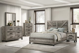 Balo Gray Chest front view showing five drawers