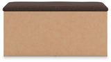 Kinlanni Storage Bench back view