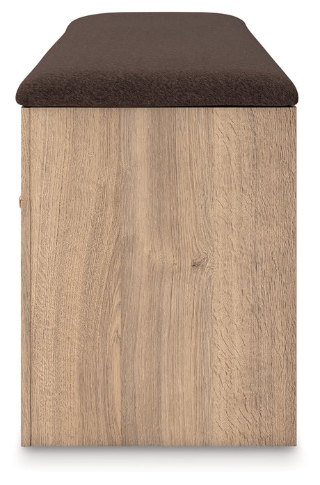 Kinlanni Storage Bench side alternate angle