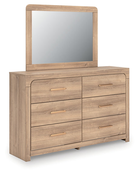 Kinlanni dresser angled with drawer open