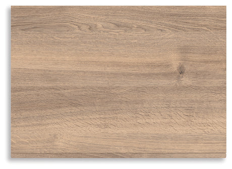 Top view of Kinlanni Tan Nightstand