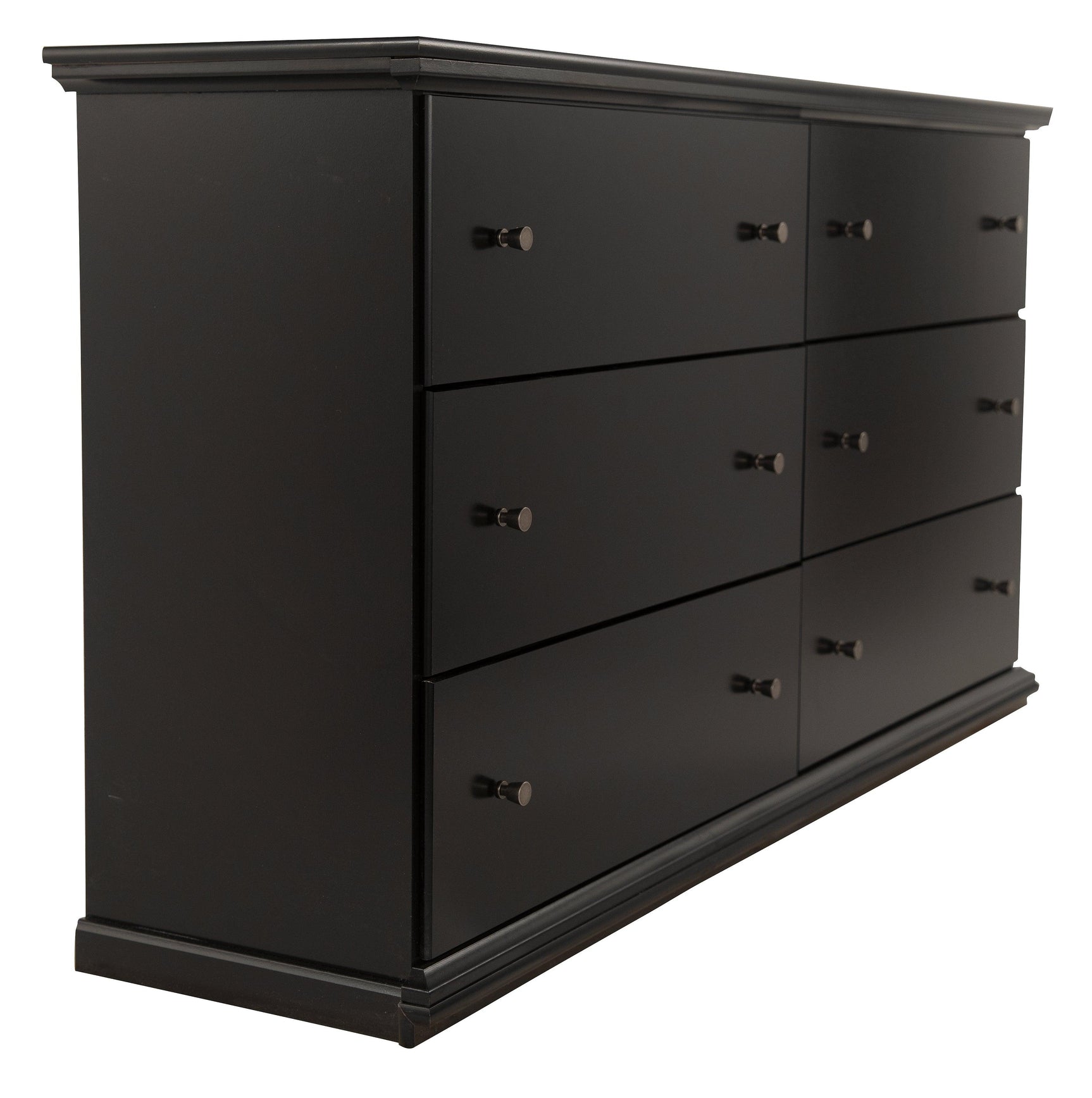 Maribel Black Dresser angled side view