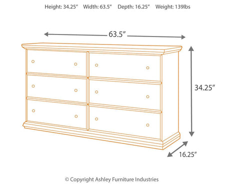 Maribel Dresser hardware close-up