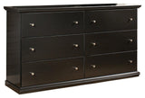 Maribel Black Dresser packaging and assembly info