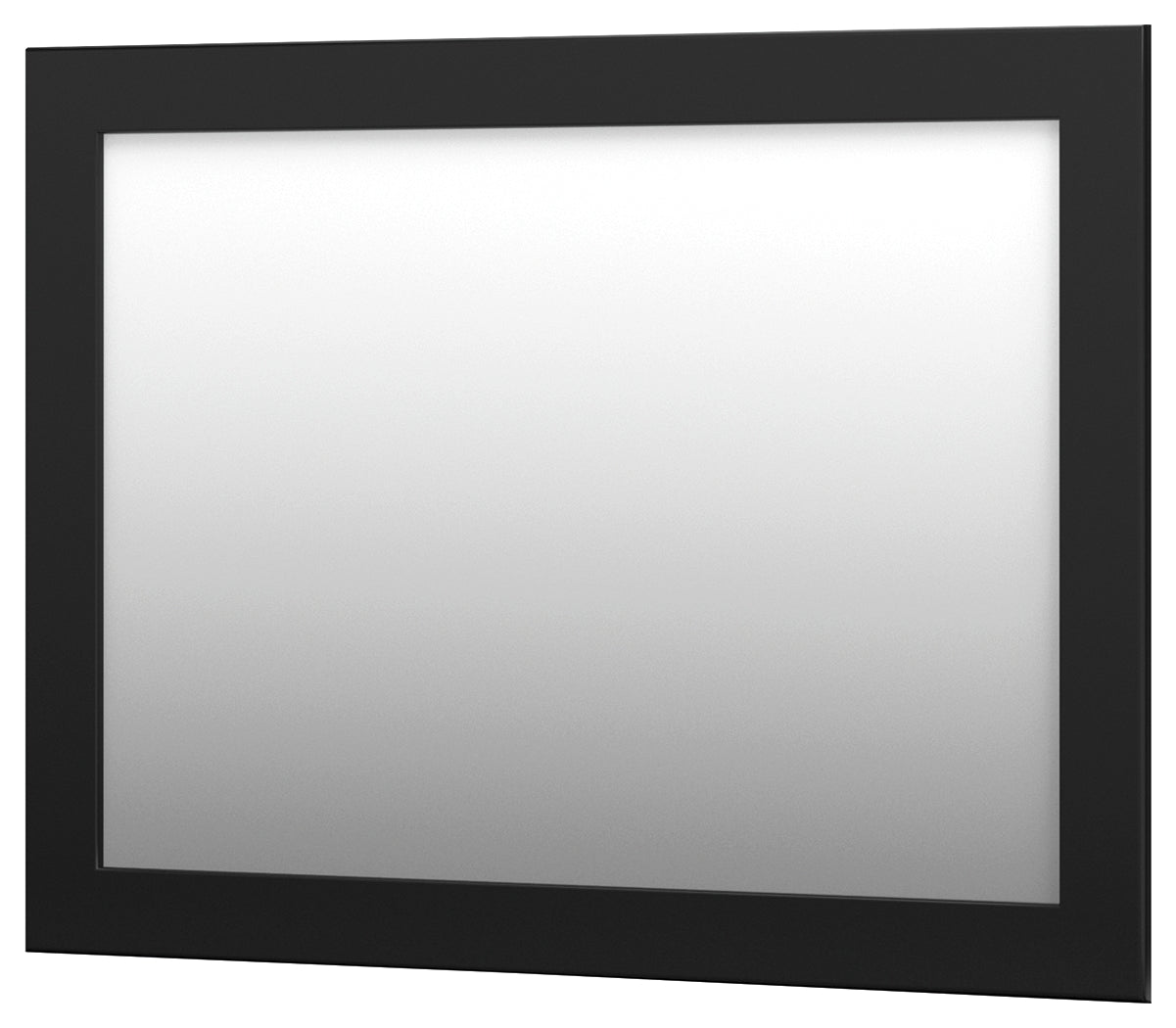 Maribel black bedroom mirror finish swatch
