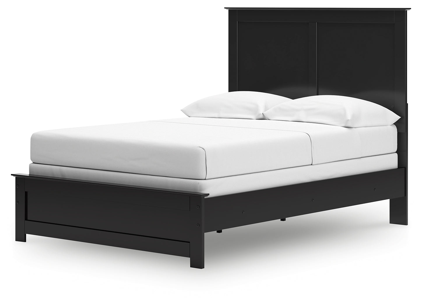 Maribel Black Full Panel Bed side view